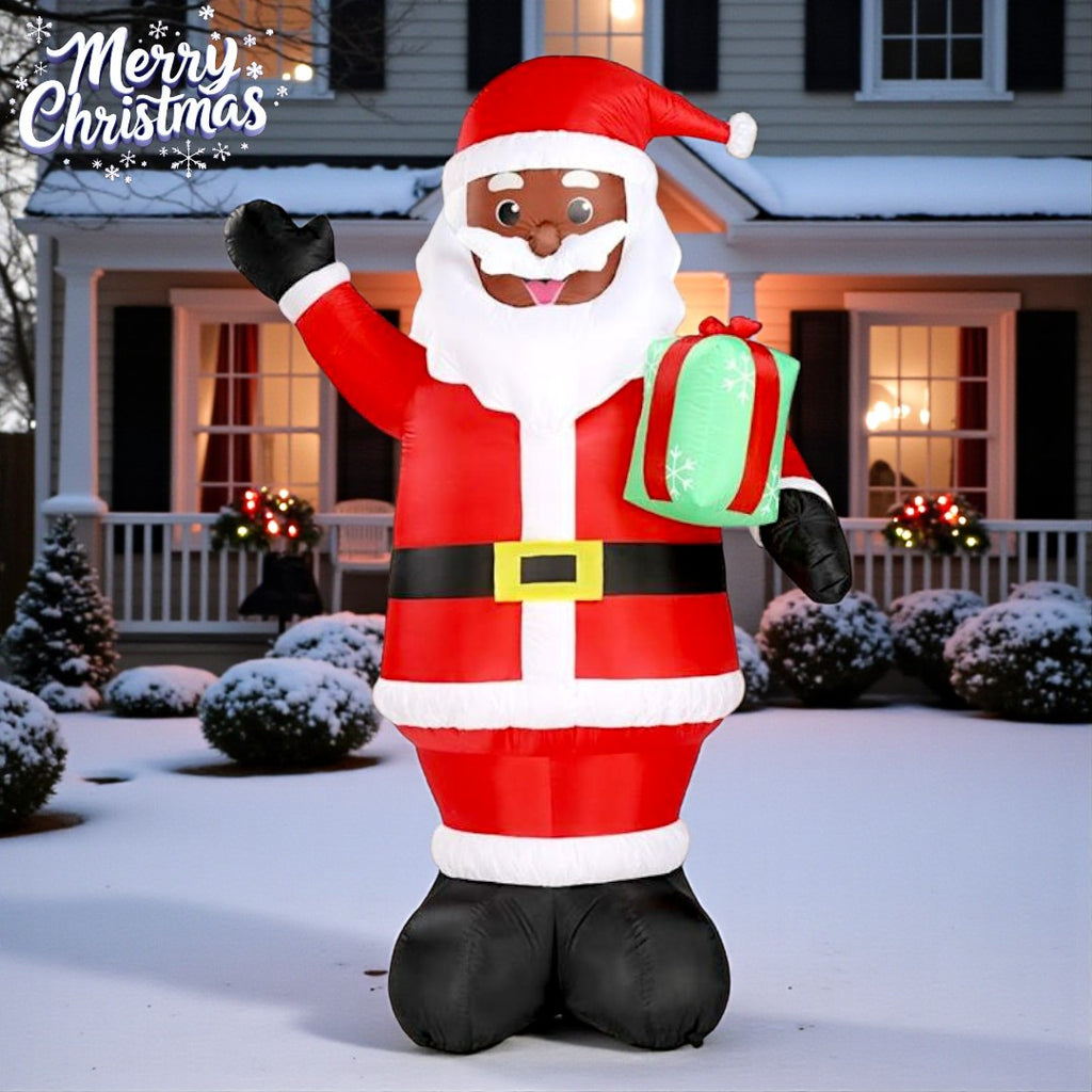 Tcbosik 12 FT Giant Christmas Inflatables Snowman Outdoor Yard Decorations, Blow up Snow Man with Black Hat, Built-in LED Light, Winter Outside Decor for Holiday Party Patio Garden Lawn