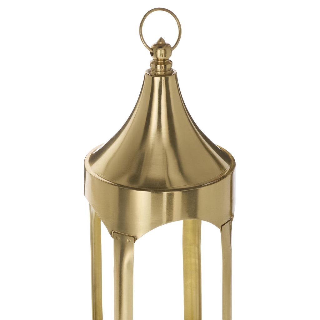 Metal Lantern Christmas Decoration, Gold, 12.3", by Holiday Time