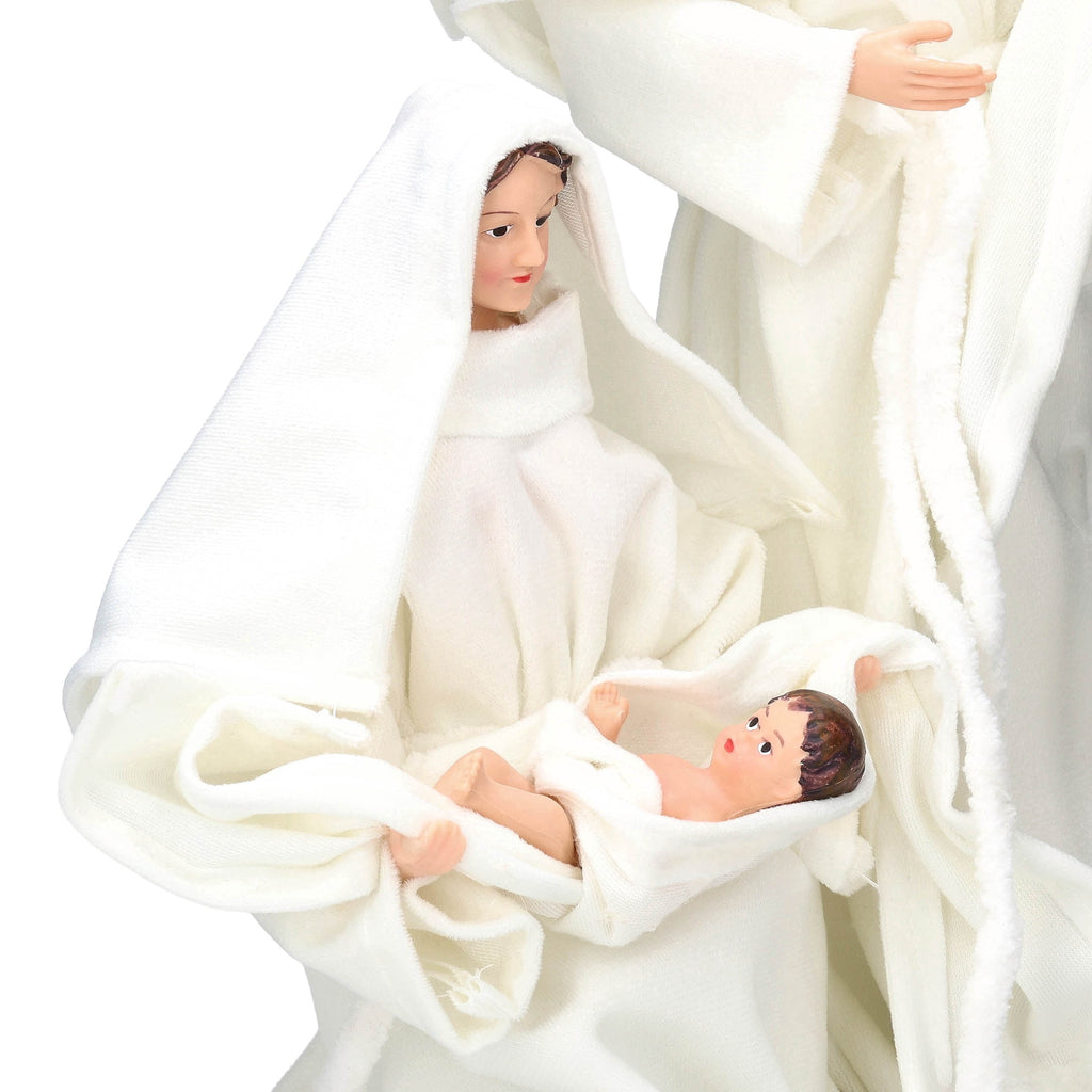 Multicolor Mary, Joseph, and Baby Jesus Christmas Decoration, 14", by Holiday Time