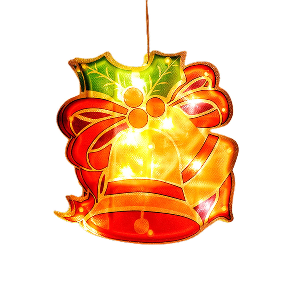 RXIRUCGD Christmas Window Hanging Lights Decorations, Christmas Window Lights with Suction Cup, Battery Operated Hanging Christmas Window Lights Indoor for Xmas Tree Fireplace Door Window Decor