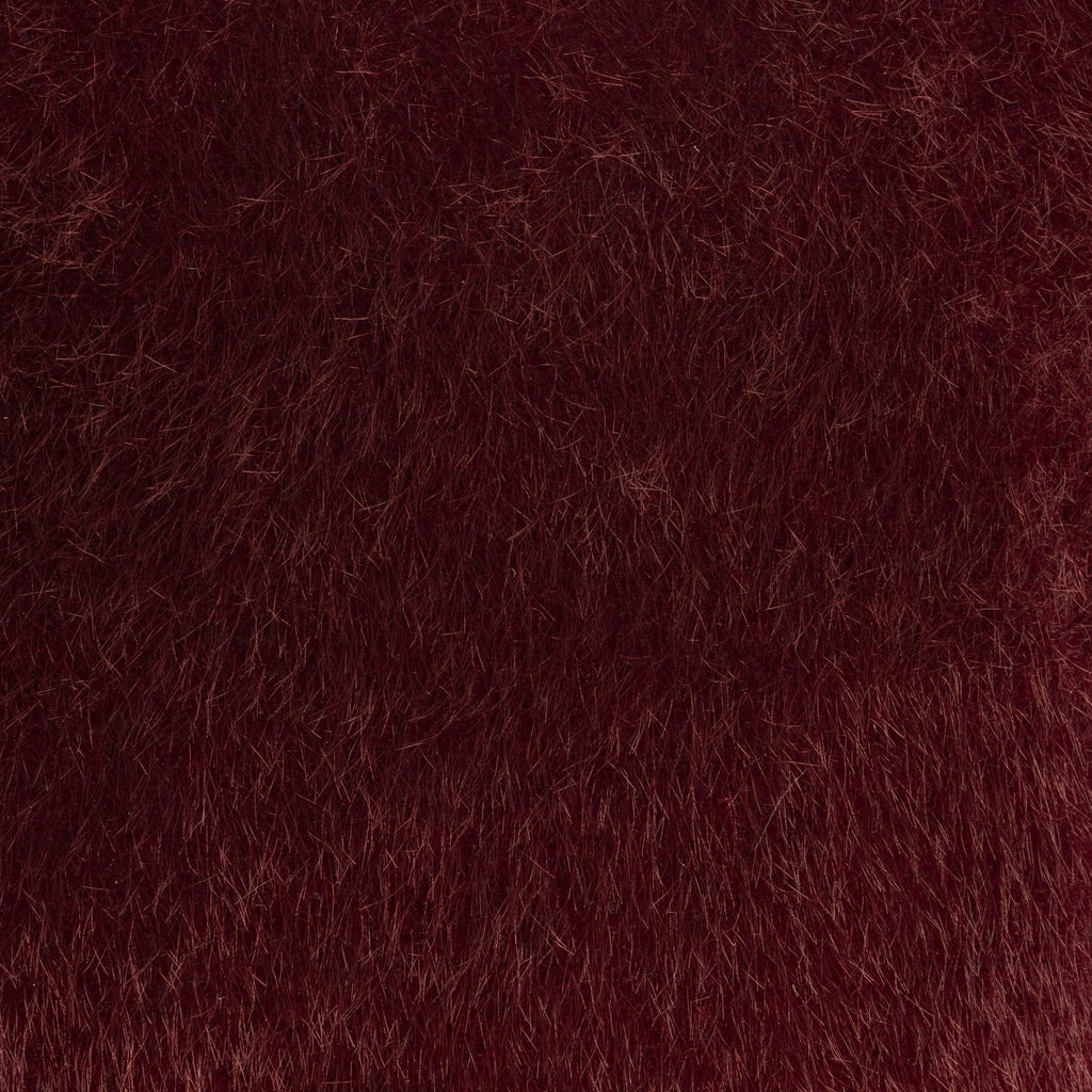 Mohair Christmas Tree Skirt with Ribbon Bow, Burgundy, 48", by Holiday Time