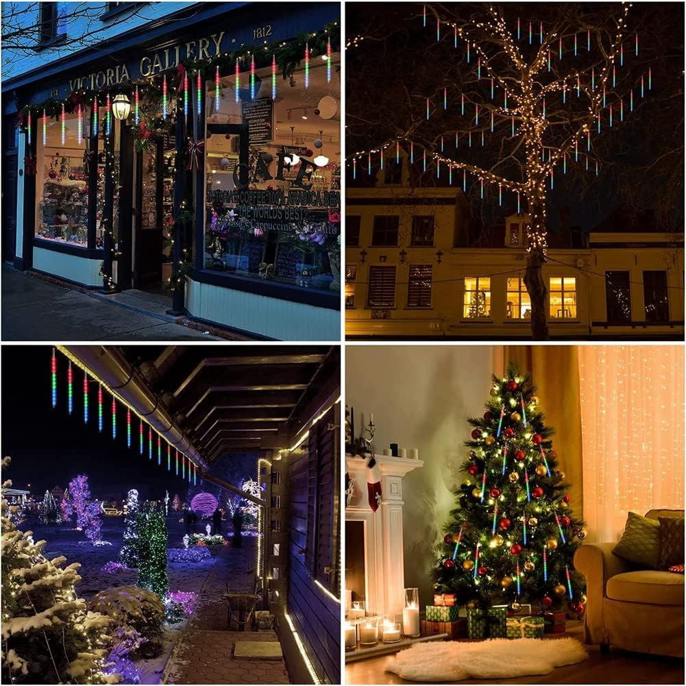 Outdoor Christmas Lights, Outdoor Halloween Lights, Led Meteor Shower Lights, Suitable For Christmas, Weddings, Parties, Festivals, Gardens, Tree Decorations