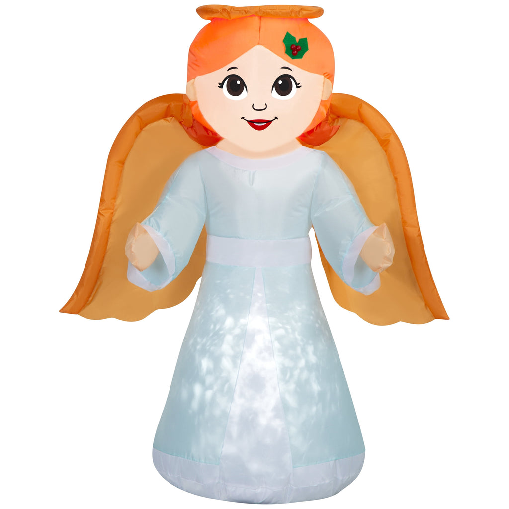 Multicolor Angel Christmas Airblown Yard Inflatable, 3.5', by Holiday Time