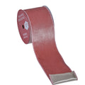 Pink and Champagne Velvet Christmas Ribbon, 3.5" x 30', by Holiday Time