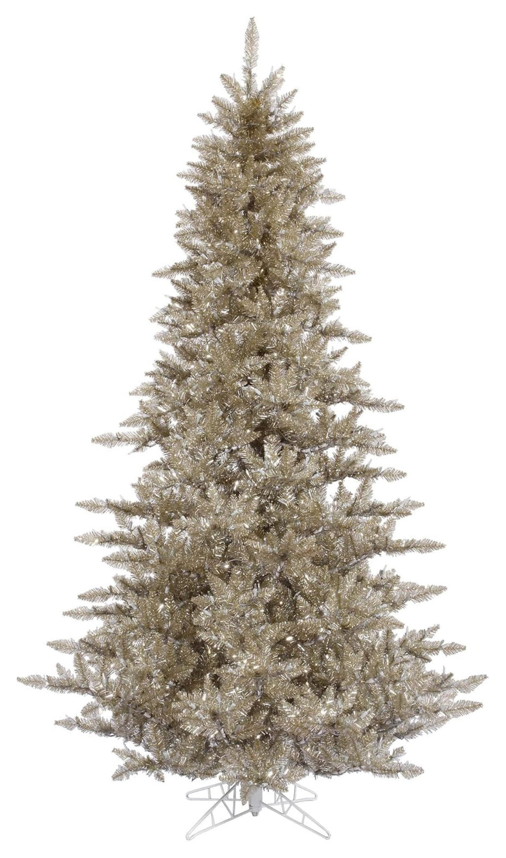 3' Champagne Fir Artificial Christmas Tree, Unlit - Faux Champagne Christmas Tree - Seasonal Indoor Home Decor