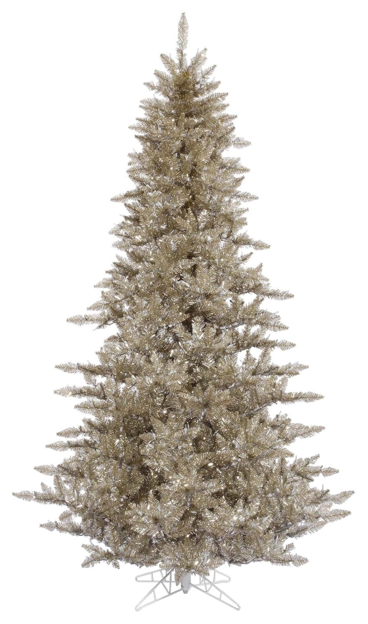 3' Champagne Fir Artificial Christmas Tree, Unlit - Faux Champagne Christmas Tree - Seasonal Indoor Home Decor