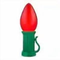 3 ft. Battery Operated LED Jumbo Red Bulb Holiday Yard Decoration