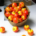 30 Pcs Mini Artificial Apples, Fake Little Pink Apple Mini Fruits Realistic Lifelike Simulation Apples for Home Party Christmas Tree Decor Apples Photography Props