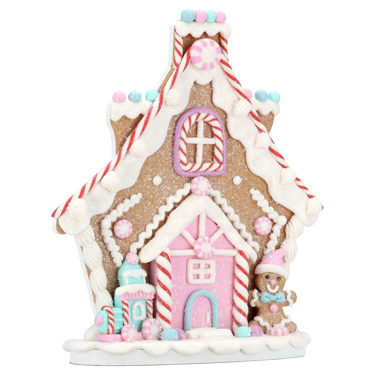 Clay Dough Gingerbread House Christmas Decoration, Multicolor, 8.3", by Holiday Time