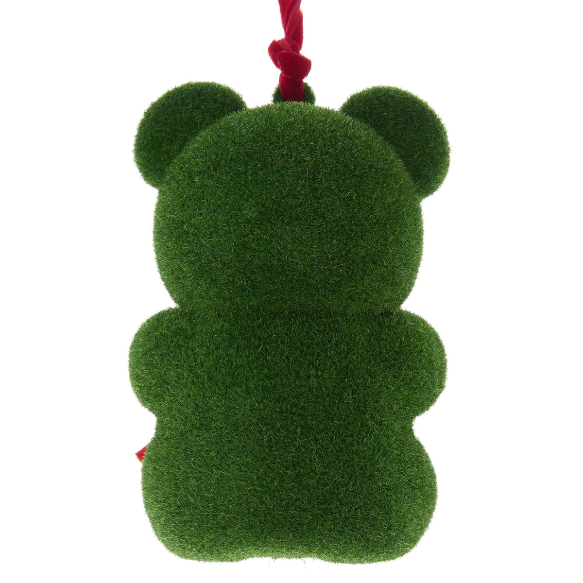 Green and Red Moss Bear Christmas Ornament, 4.8", by Holiday Time
