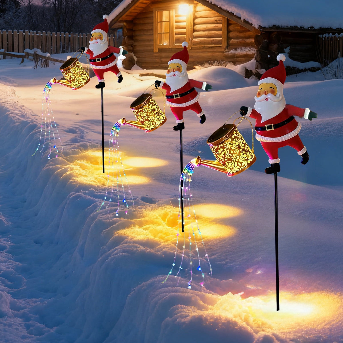 Stijggn Halloween Pumpkin Stake Solar Garden Lights, Waterproof Multi Branch Little Pumpkin Lantern Garden Stake Lights Outdoor Walkway Yard Garden Decoration
