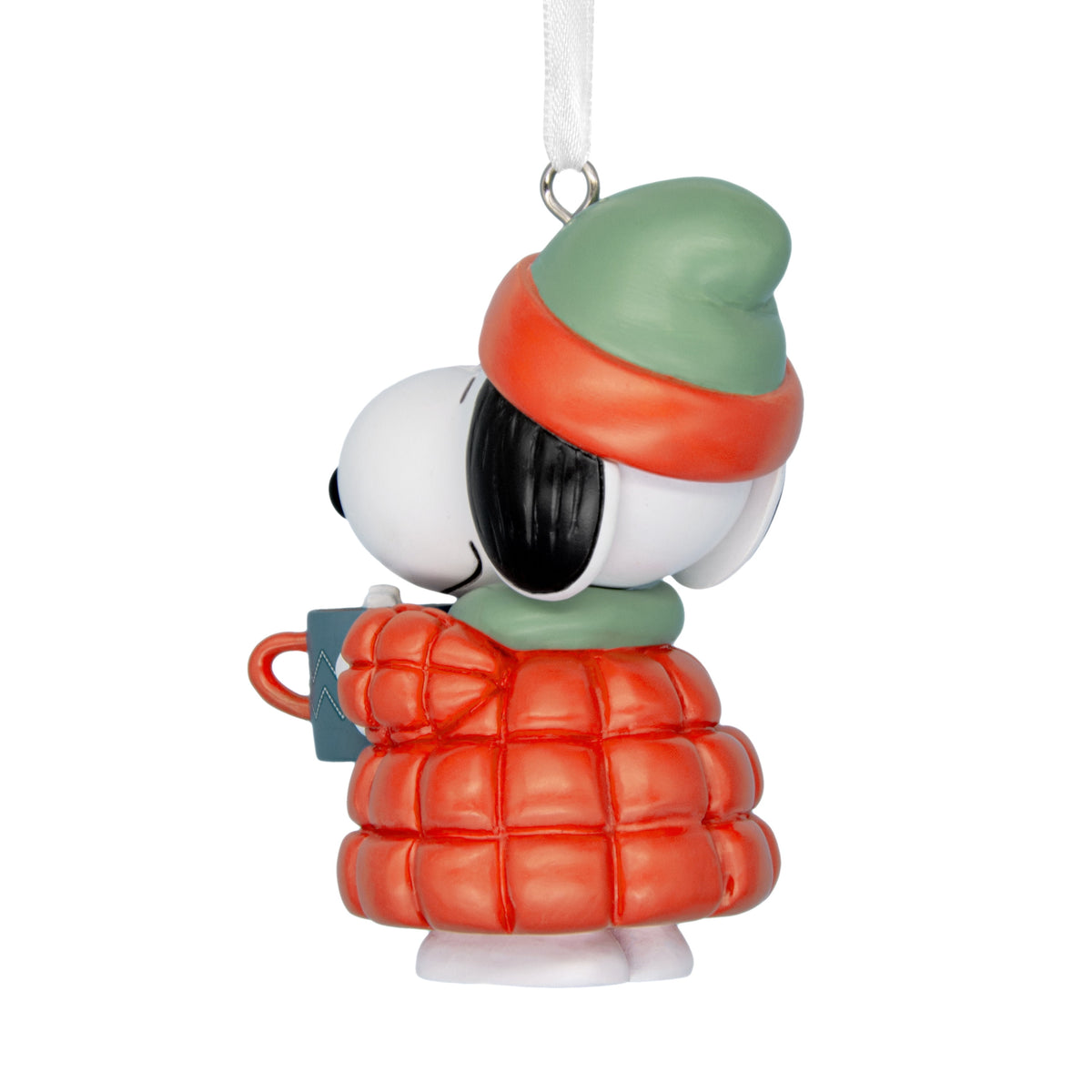 Hallmark Christmas Ornament (Peanuts Snoopy With Hot Cocoa), 1 Count