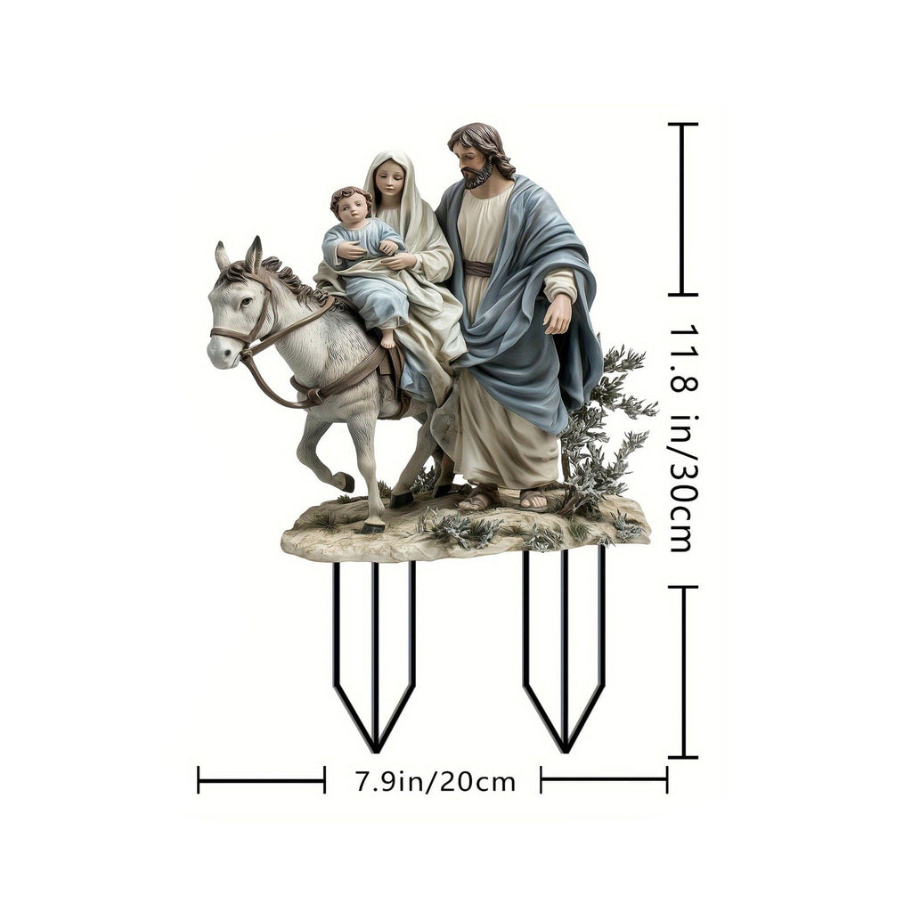 Nkmbld Clearance & Promo! Garden Ornaments, Garden Sculpture Acrylic Potted Plants and Courtyard Decorative Floor Tiles, Housewarming Ornament for Patio, Lawn, Yard, Pathway