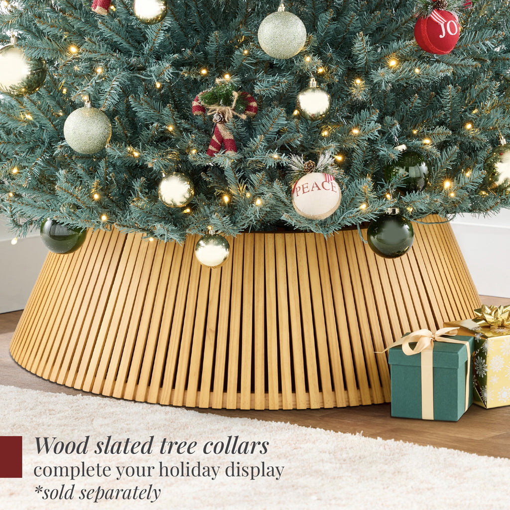 Best Choice Products 6ft Pre-Lit Premium Nordic Fir Artificial Full Christmas Tree w/2-in-1 Twinkle LEDs Blue Spruce