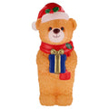 Lighted Blow Mold Bear Indoor/Outdoor Christmas Decoration, Multicolor, 32", by Holiday Time