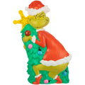 Christmas Blow Mold Grinch with Christmas Tree by Dr. Seuss Outdoor Decor, 32 in