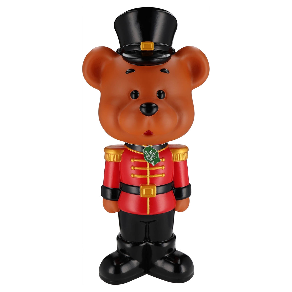 Lighted Blow Mold Bear Soldier Indoor/Outdoor Christmas Decoration, Multicolor, 32", by Holiday Time