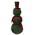 Boxwood Snowman Topiary Christmas Decoration, Multicolor, 32", by Holiday Time