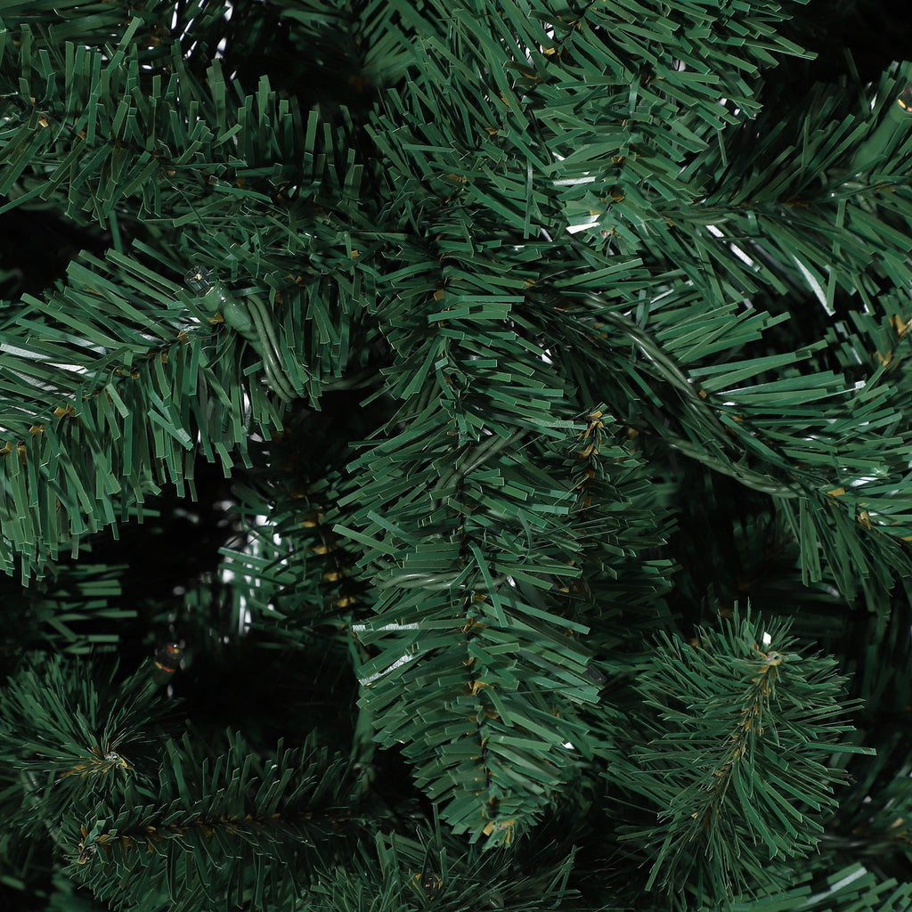 Towallmark 9FT Pre-Lit Artificial Pencil Christmas Tree with 380 Color Changing LED Lights,1153 Branch Tips