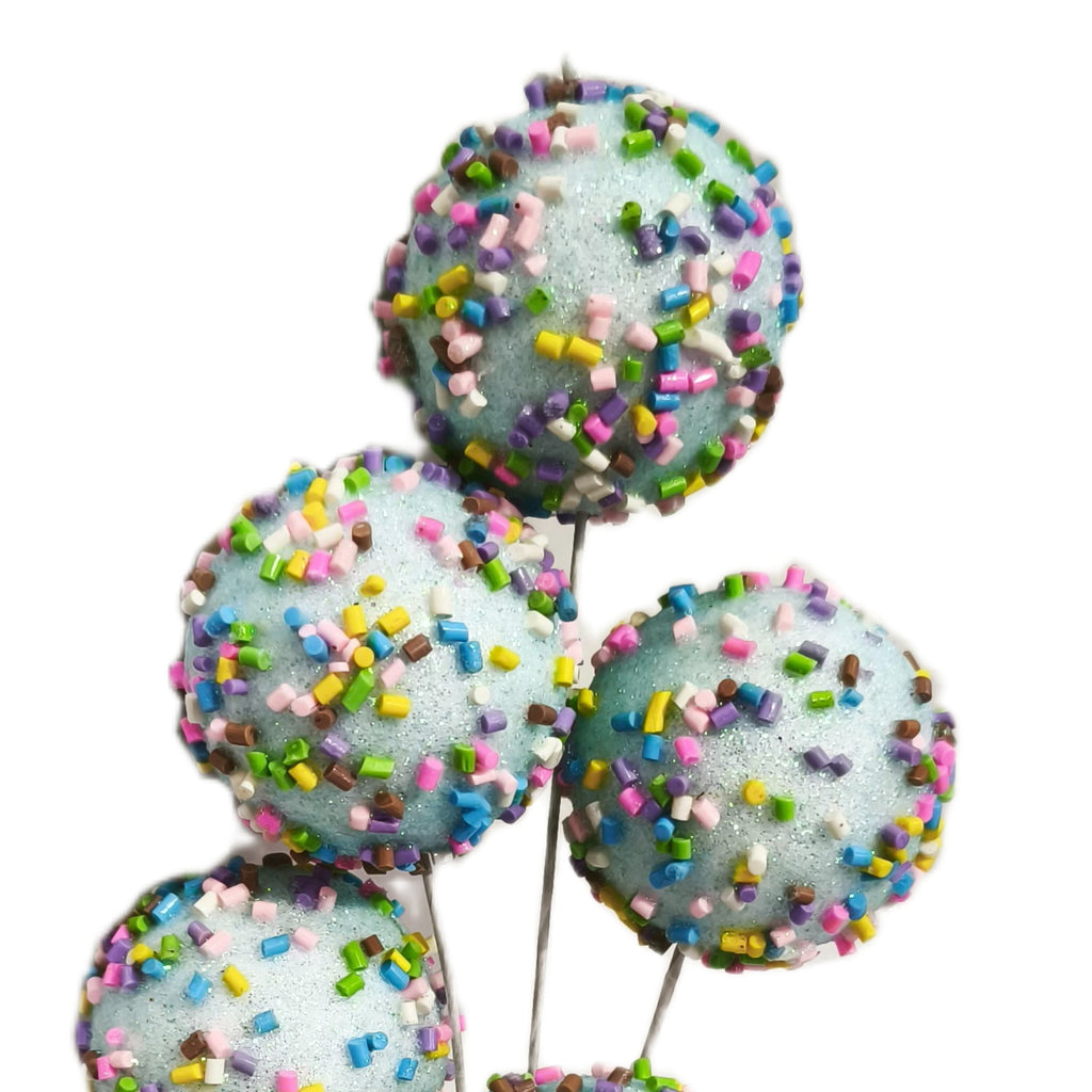 Multicolor Candy Sprinkle Christmas Clip Ornament, 9", by Holiday Time