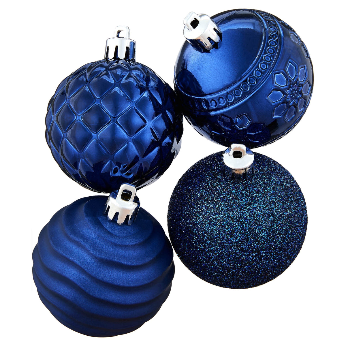 24-Count Red/Green/Gold Ball Shatterproof Christmas Ornaments, 2.8", by Holiday Time
