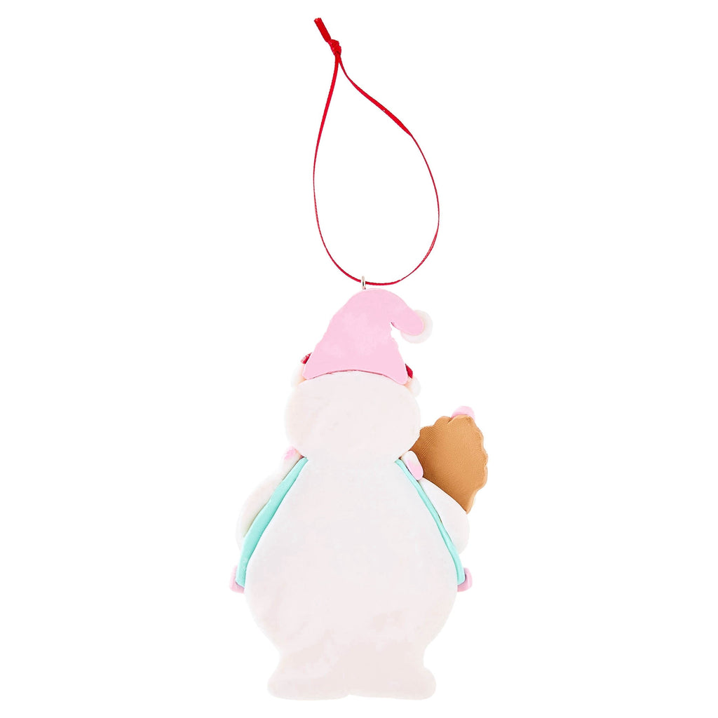 Multicolor Clay Dough Snowman Christmas Ornament, 4.6", by Holiday Time