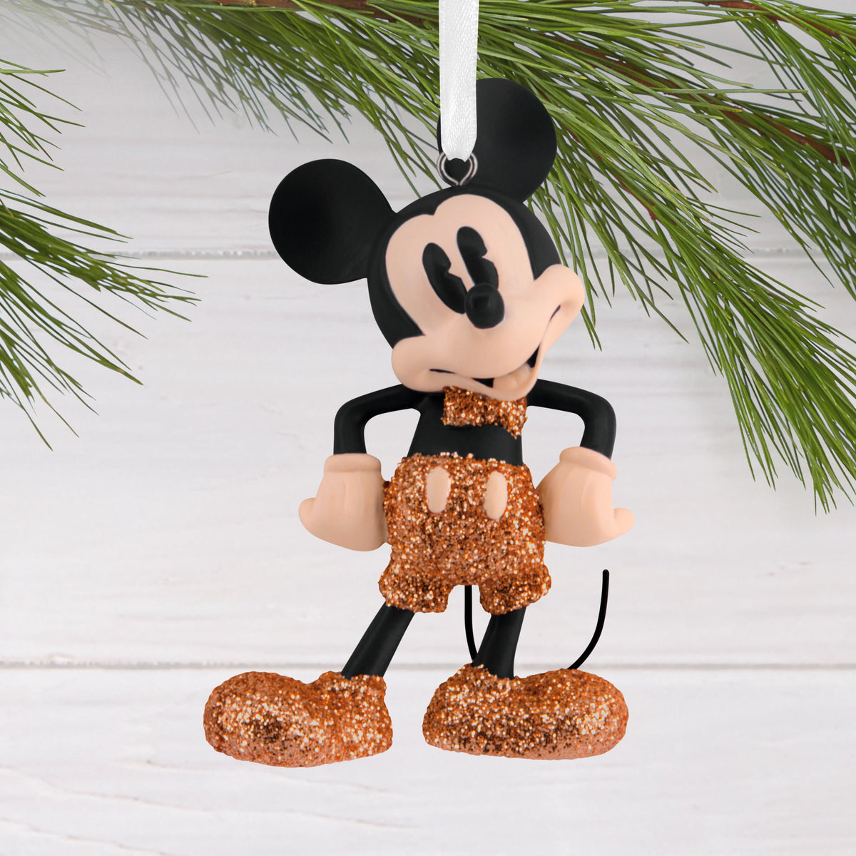Hallmark Christmas Ornament (Disney Mickey Mouse Sparkling), 1 Count