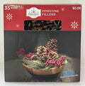Pinecone Filler Christmas Decoration, Brown, 35 Count, by Holiday Time