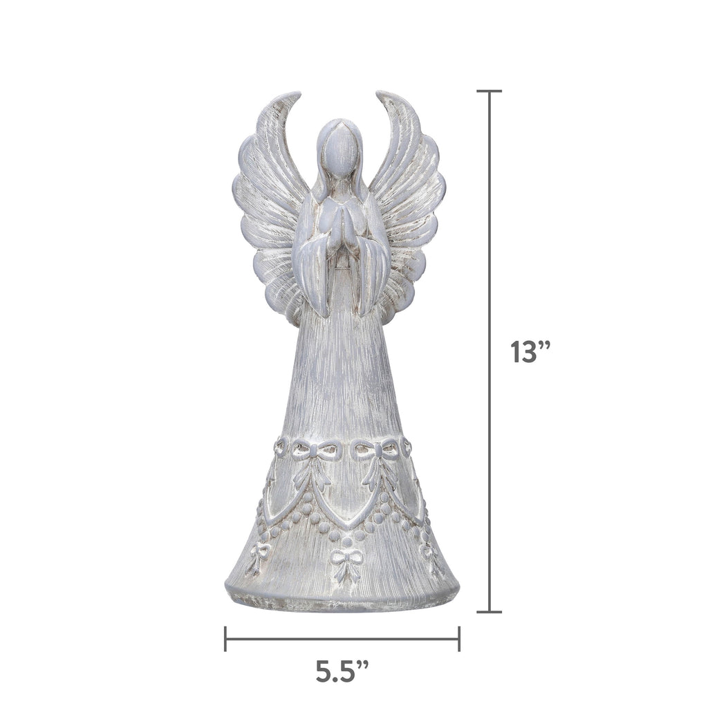 Praying Angel Christmas Decoration, Gray, 13", by Holiday Time