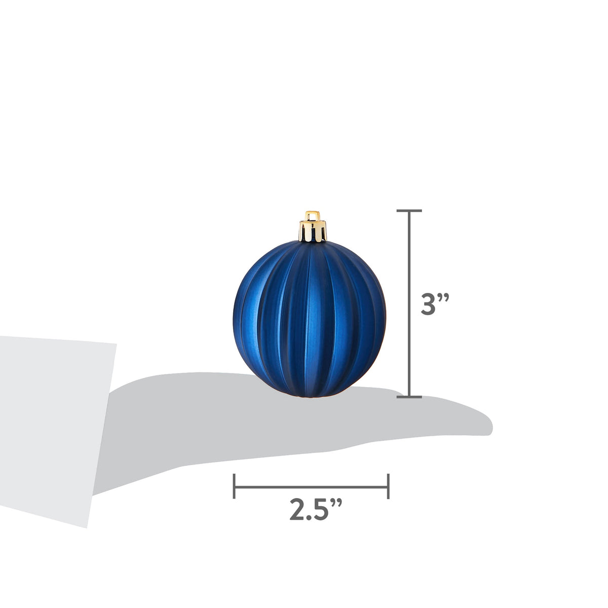 50-Count Multicolor Metallic Ball Shatterproof Christmas Ornaments, 3", by Holiday Time