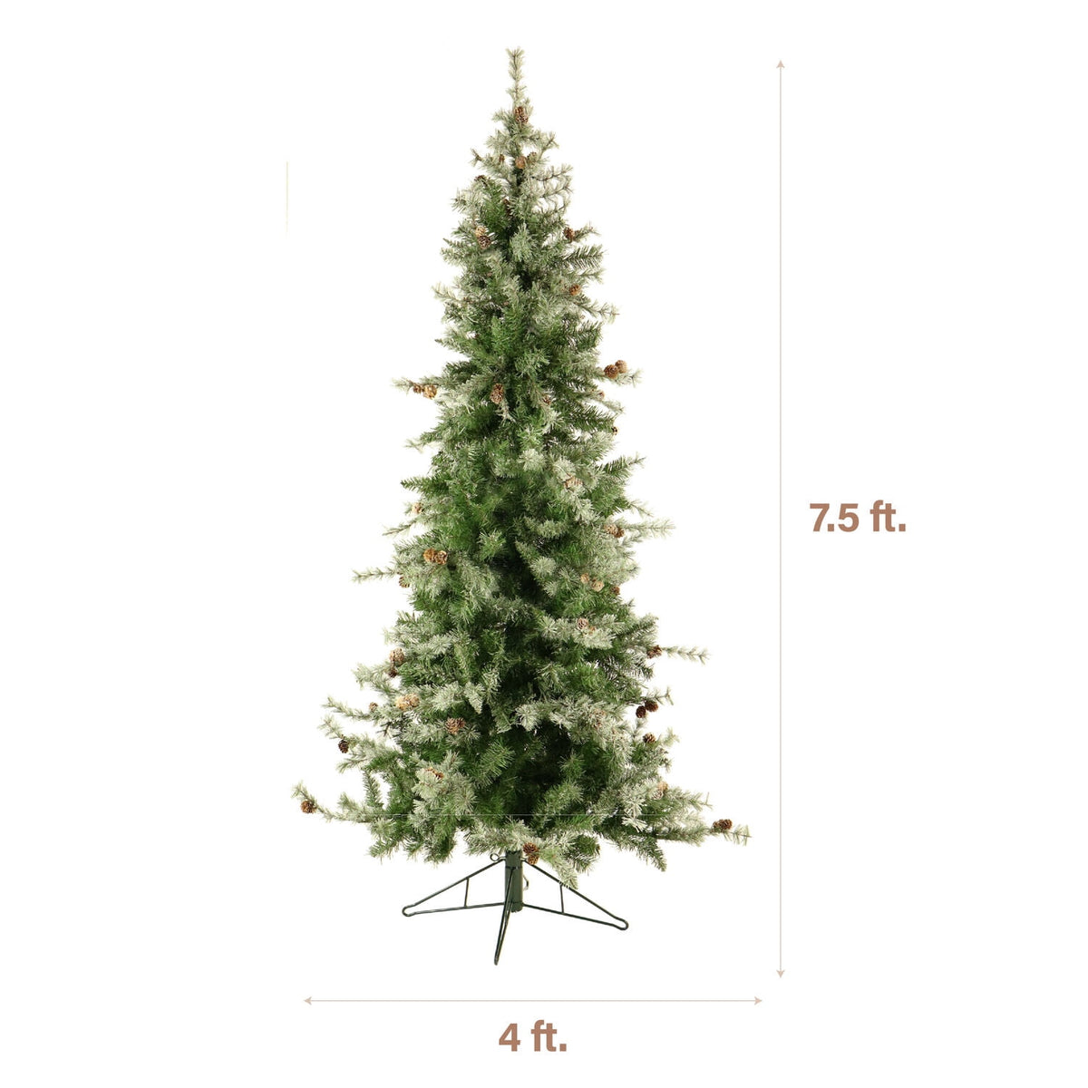 Fraser Hill Farm 9-Ft. Buffalo Fir Slim Artificial Christmas Tree, FFBF090-0SN