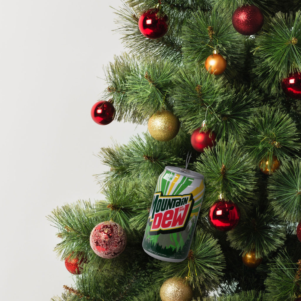 Mountain Dew Can Christmas Tree Ornament