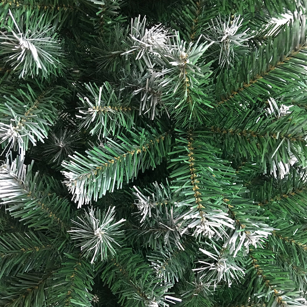 Resenkos 6FT Iron Leg White PVC 650 Branches Christmas Tree, Green
