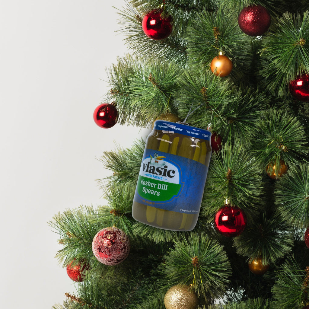 Vlasic Pickles Christmas Tree Ornament - Limited Edition Collectible, Set of 1