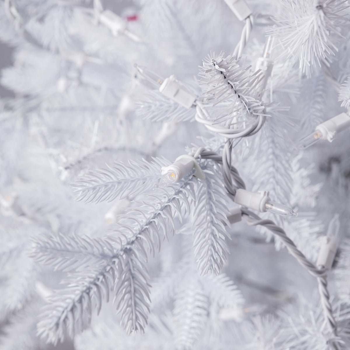 Indoor/Outdoor 300-Count LED Mini Christmas String Lights, Warm White, White Wire, 62.3', by Holiday Time