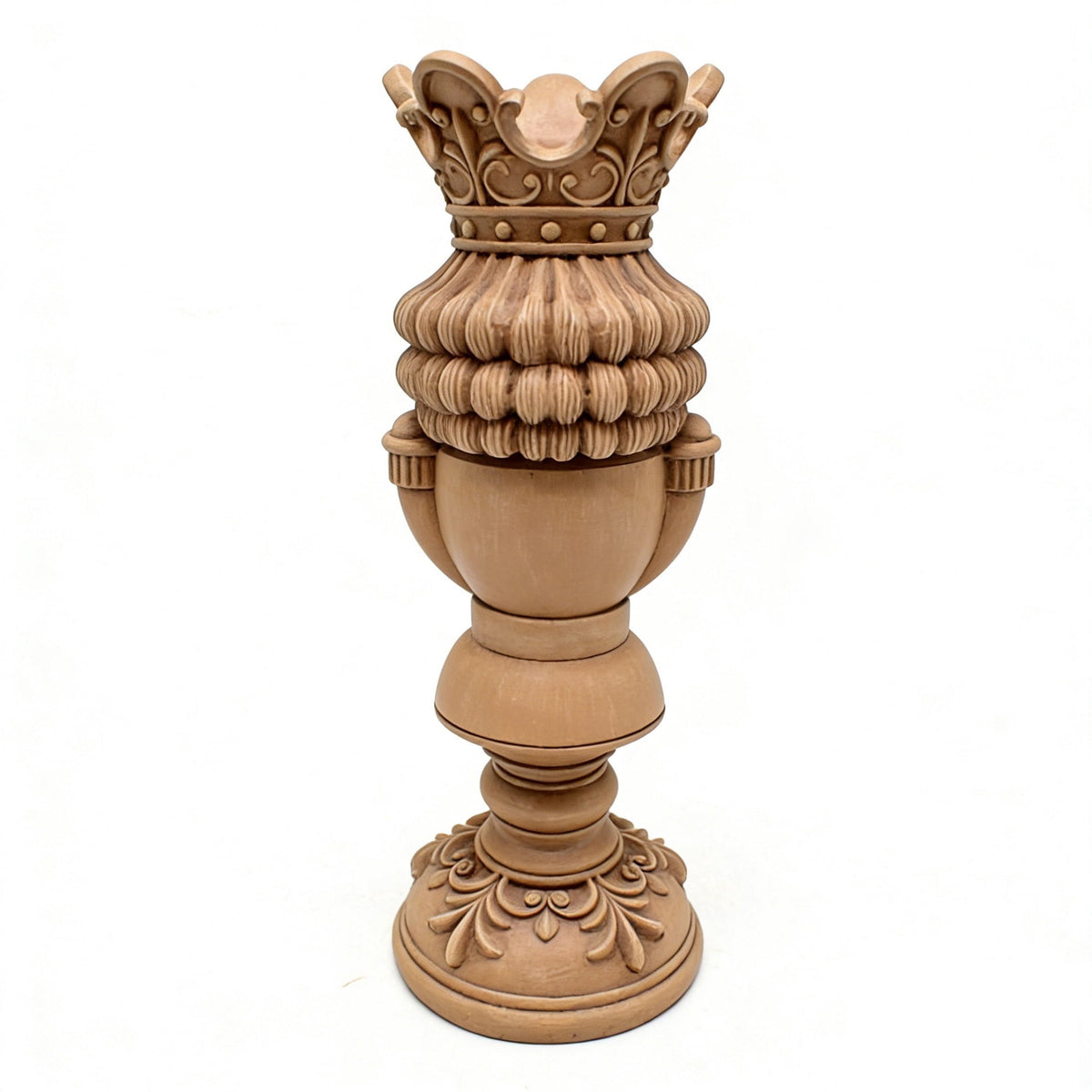 Brown Polyresin Nutcracker Christmas Pillar Candle Holder, 12", by Holiday Time