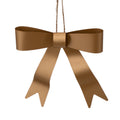 My Texas House 3-Count Gold Bow Christmas Ornaments, 4"