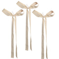 My Texas House White Decorative Christmas Bows, 17", 3 Count