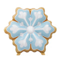 Brown and Blue Blow-Up Snowflake Gingerbread Cookie Christmas Yard Inflatable, 3', by Holiday Time