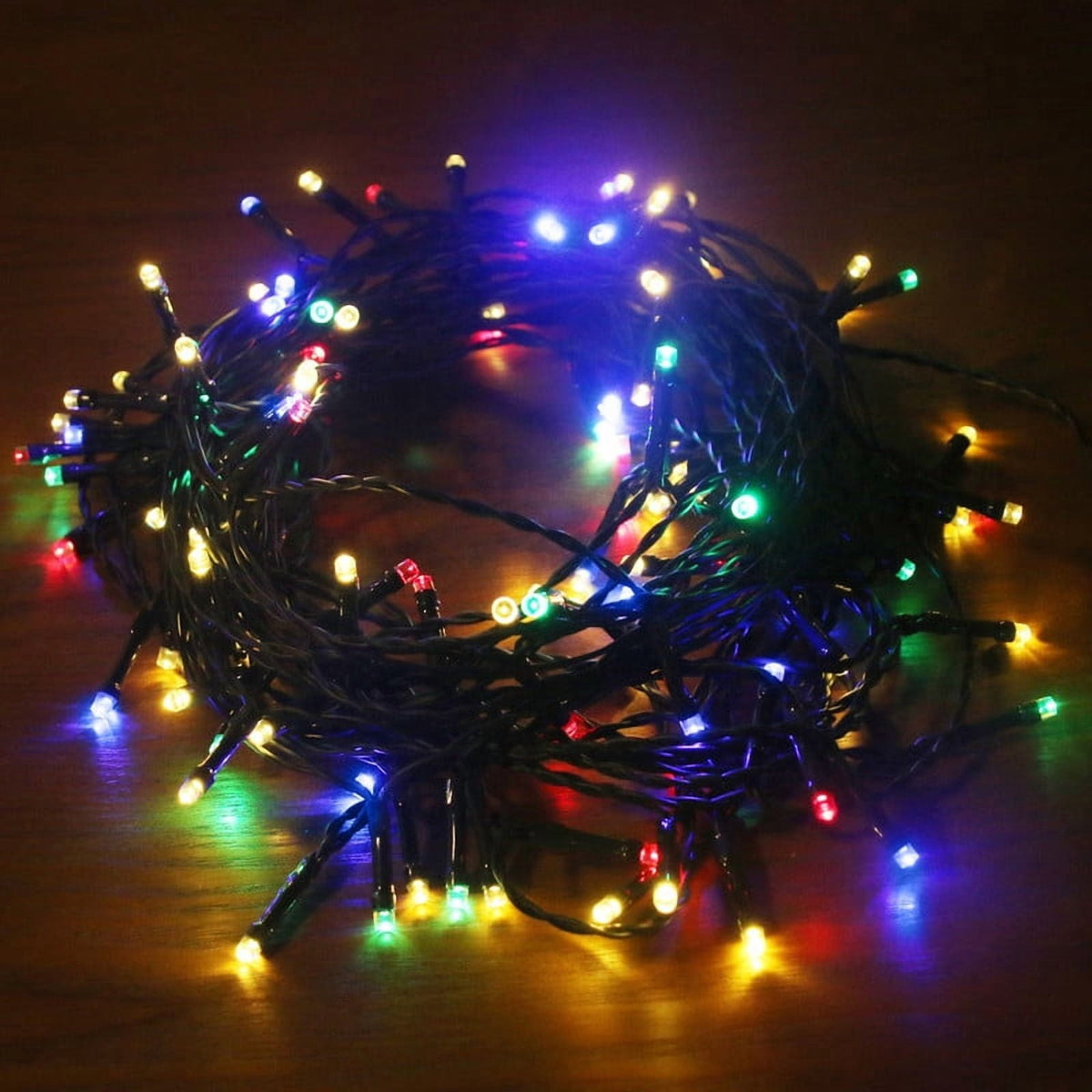 35ft Christmas String Lights with Remote, 75 LED Battery Operated Fairy Lights for Indoor & Outdoor, 3 Colors 9 Light Modes