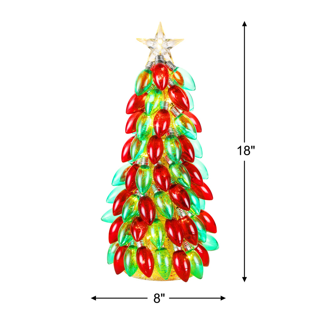 Mr. Christmas 6 ft. Retro C9 Bulb Garland - Multi-color