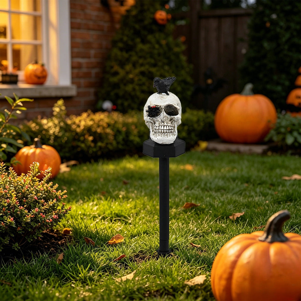 Stijggn Halloween Pumpkin Stake Solar Garden Lights, Waterproof Multi Branch Little Pumpkin Lantern Garden Stake Lights Outdoor Walkway Yard Garden Decoration