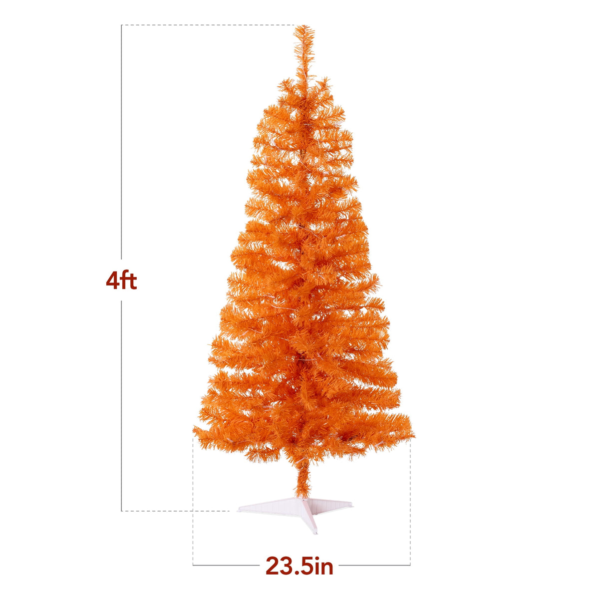 Best Choice Products 4ft Prelit Colored Christmas Tree, Artificial Tree Holiday Decor w/ 70 LED Lights - Baby Blue Tinsel