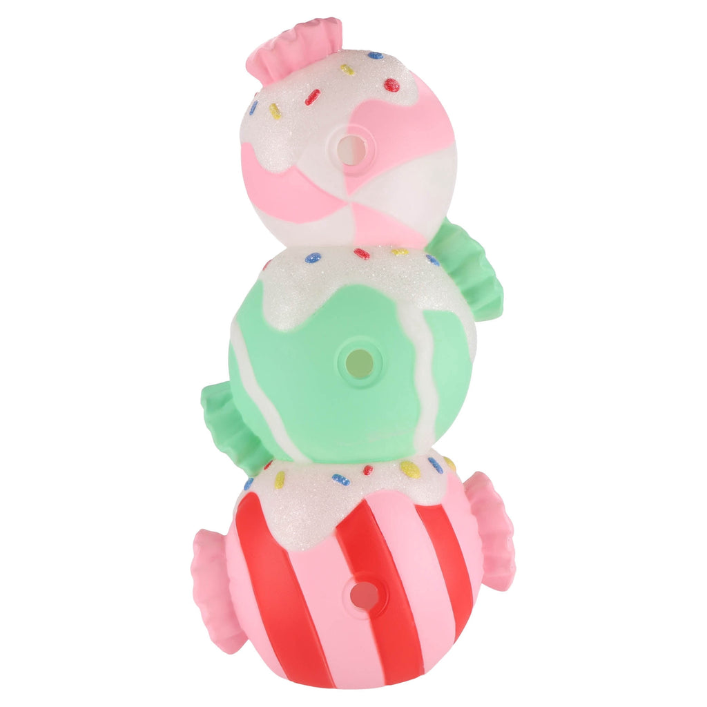 Lighted Blow Mold Stacked Candies Indoor/Outdoor Christmas Decoration, Multicolor, 28", by Holiday Time