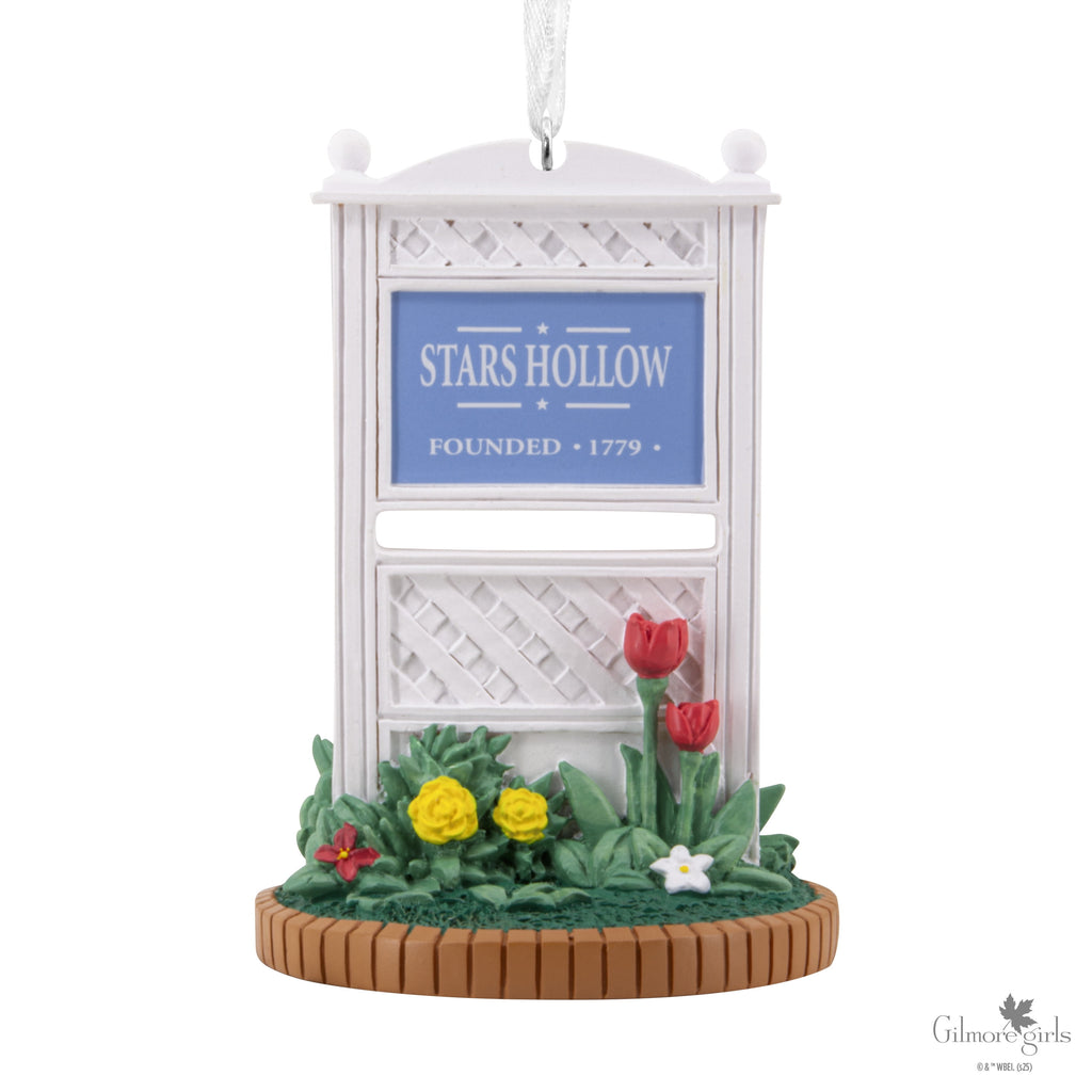 Hallmark Christmas Ornament (Gilmore Girls Stars Hollow Sign), 1 Count