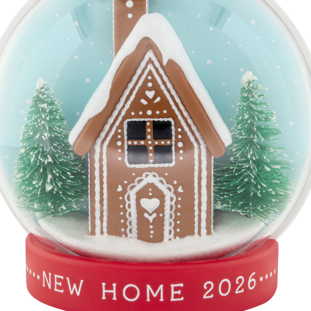 Hallmark Ornament (Gingerbread House Snow Globe New Home 2026), 1 Count