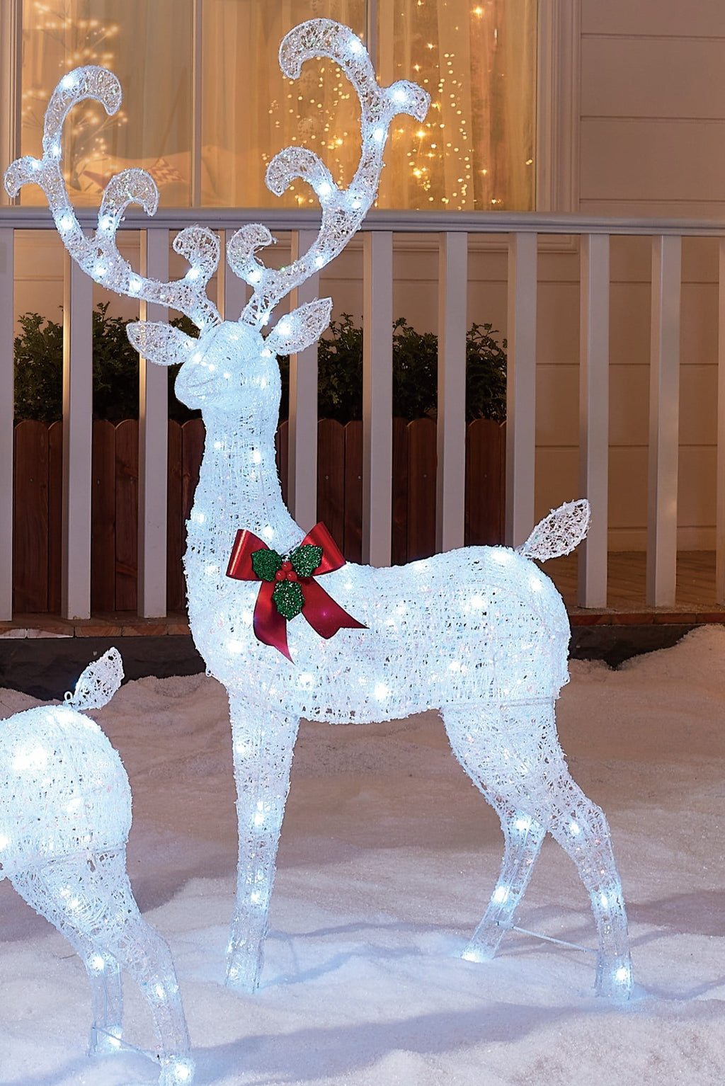Light-Up LED Christmas Set of 3 Deer Family Decoration Set, by Holiday Time