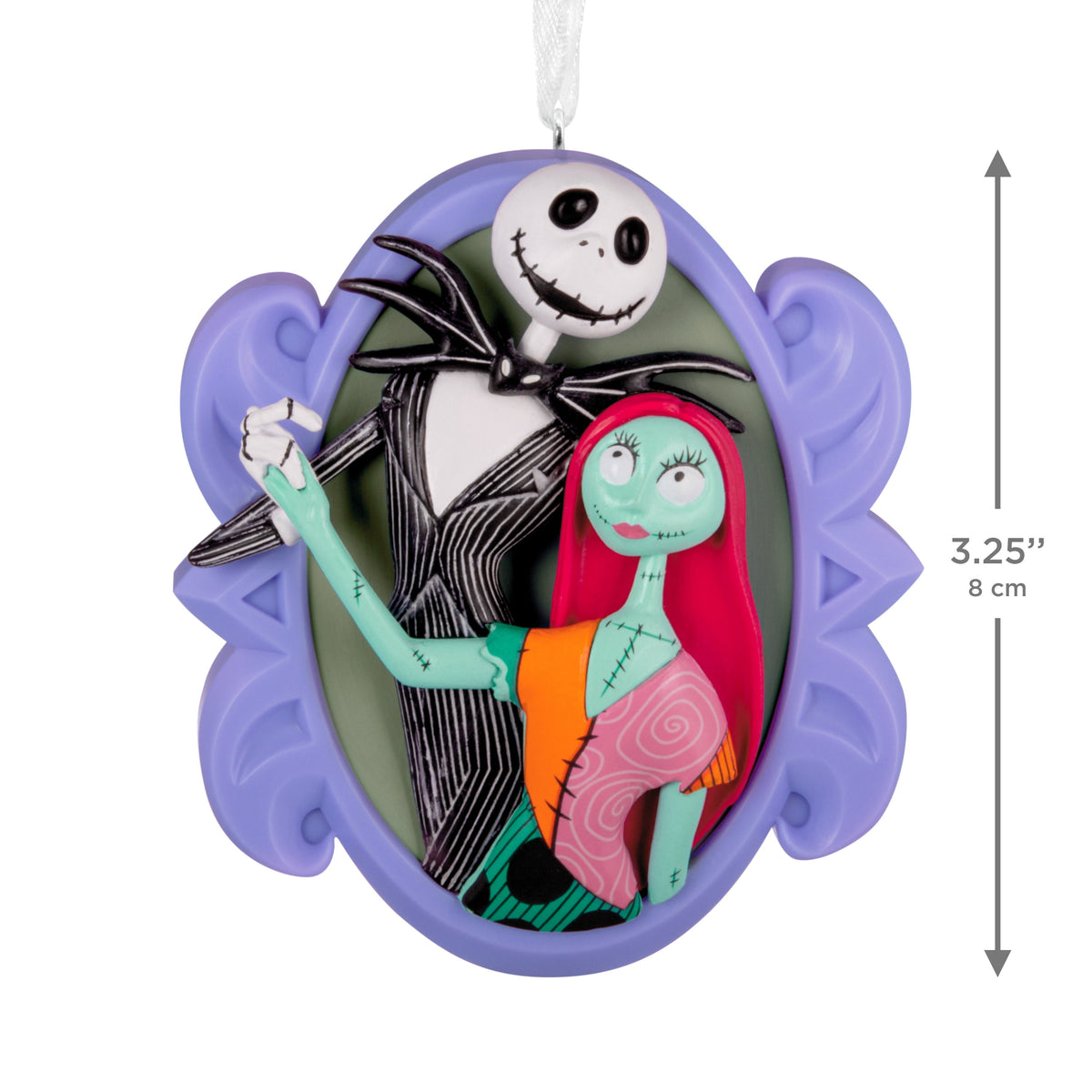 Hallmark Christmas Ornament (Disney Tim Burton's Jack and Sally), 1 Count