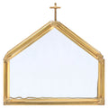 Clear Glass Church Candle Holder, 4", by Holiday Time