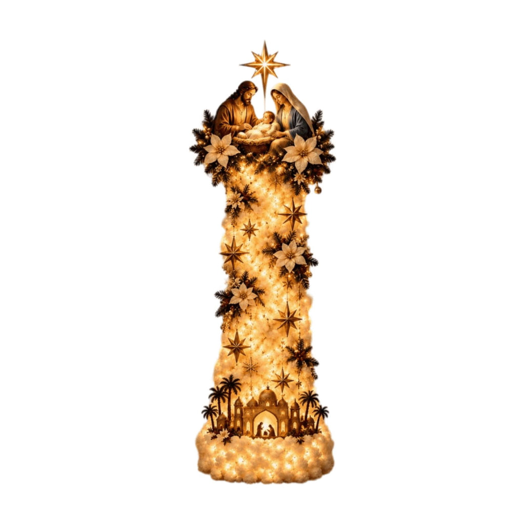 Snowman Magic Fountain, Flowing Snowflake LED Christmas Garden Light,Solar Power and Outdoor Garden Stake for Christmas Yard Decor